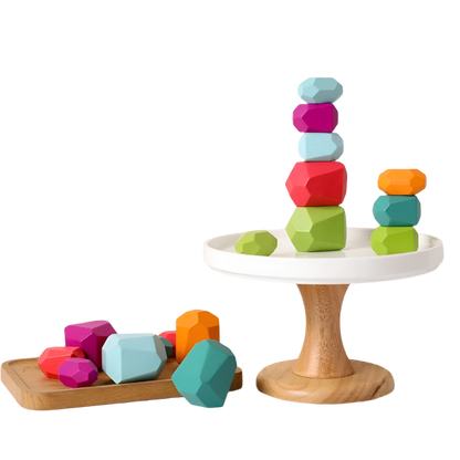 Wooden Colorful Stones